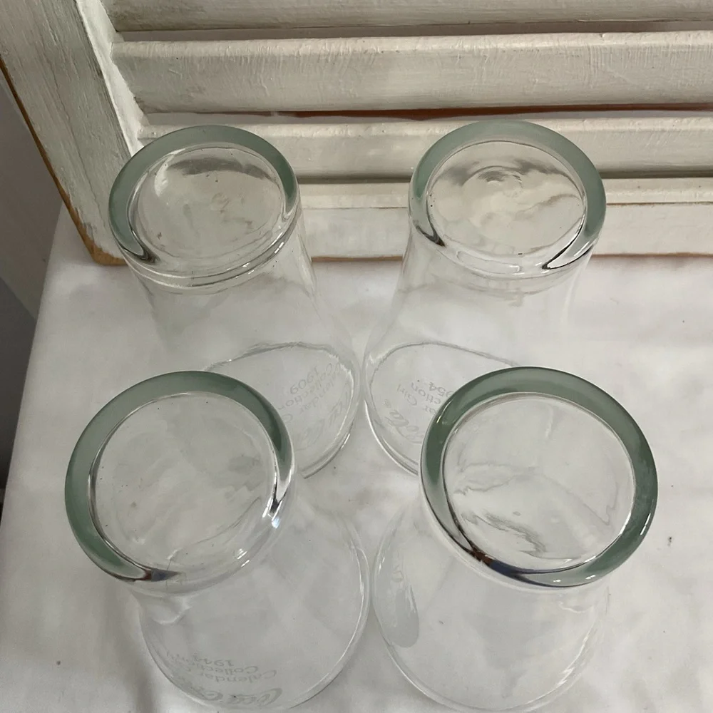 Tiara Exclusives Coca Cola Glasses Set of 4